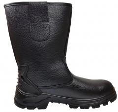 FTSH0096 Roobuck  Steel Toe Cap Leather Hard wearing work boot Safety Rigger Boot