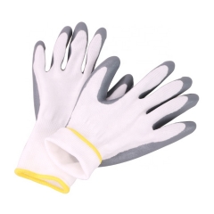 Chemical Glove Polyester Shell Nitrile Coated Safety Work Gloves