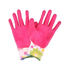 13G Polyester Latex Coated Garden Gloves