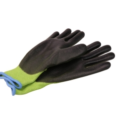 Pu gloves 13 needle bamboo fiber safety gloves