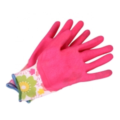 13G Polyester Latex Coated Garden Gloves