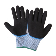 Cut resistant level 5 safety gloves