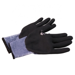 Safety Gloves HPPE Nitrile Construction Safety Glove