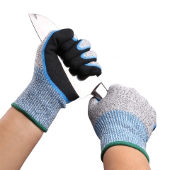 Cut resistant level 5 safety gloves