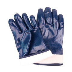 Industrial Cotton Nitrile Work Oil Resistant Hand Gloves