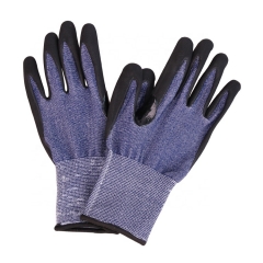 Safety Gloves HPPE Nitrile Construction Safety Glove