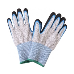 Cut resistant level 5 safety gloves