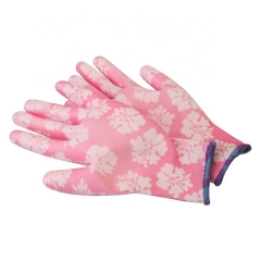 13G  Pink PU Children Garden Glove