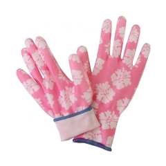 13G  Pink PU Children Garden Glove