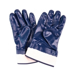 Industrial Cotton Nitrile Work Oil Resistant Hand Gloves