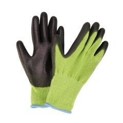 Pu gloves 13 needle bamboo fiber safety gloves